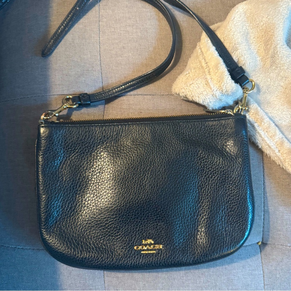 Coach leather cross-body